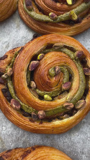 Pistachio and chocolate Swirl